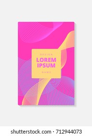 abstract dynamic background cover. Modern design card