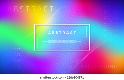 Abstract Dynamic background design with colorful gradient shapes.
