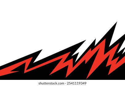 Fondo Abstractas y dinámico con pernos eléctricos, rayos y patrones en zigzag, que muestran un diseño futurista y potente
