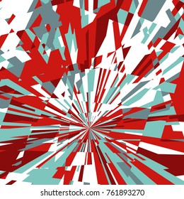 Abstract Dynamic Background, Fractal Explosion Star, Sunburst Background