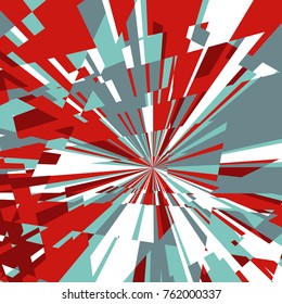 Abstract Dynamic Background, Fractal Explosion Star, Sunburst Background