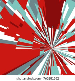 Fondo dinámico abstracto, estrella de explosión fractal, fondo de explosión solar