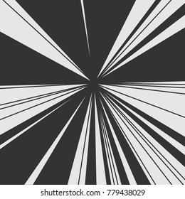Abstract Dynamic Background, Fractal Explosion Star, Sunburst Background