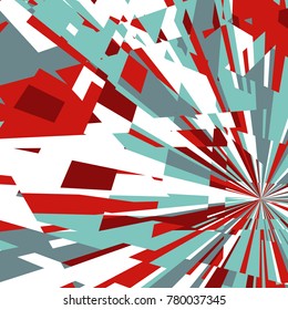 Fondo dinámico abstracto, estrella de explosión fractal, fondo de explosión solar