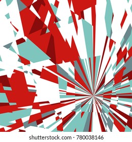 Abstract Dynamic Background, Fractal Explosion Star, Sunburst Background