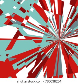 Abstract Dynamic Background, Fractal Explosion Star, Sunburst Background