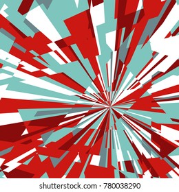 Abstrakter dynamischer Hintergrund, Fractal Explosion Stern, Sunburst Hintergrund