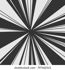 Abstract Dynamic Background, Fractal Explosion Star, Sunburst Background