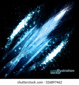 Abstract dynamic background, futuristic lines vector illustration eps10