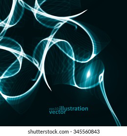 Abstract dynamic background, futuristic lines vector illustration eps10
