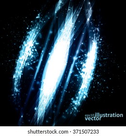 Abstract dynamic background, futuristic lines vector illustration eps10