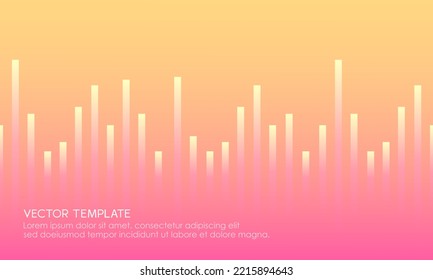 Abstract dynamic background with a futuristic style. The gradient background with lines. Vector, 2022-2023