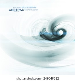 Abstract dynamic background, futuristic wavy vector illustration eps10