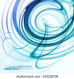 Abstract dynamic background, futuristic wavy vector illustration eps10