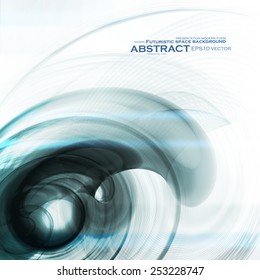 Abstract dynamic background, futuristic wavy vector illustration eps10