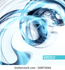 Abstract dynamic background, futuristic wavy vector illustration eps10