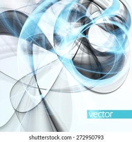 Abstract dynamic background, futuristic wavy vector illustration eps10