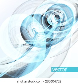 Abstract dynamic background, futuristic wavy vector illustration eps10