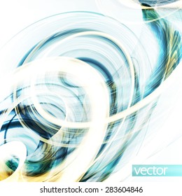 Abstract dynamic background, futuristic wavy vector illustration eps10