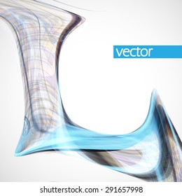 Abstract dynamic background, futuristic wavy vector illustration eps10