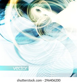 Abstract dynamic background, futuristic wavy vector illustration eps10