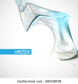 Abstract dynamic background, futuristic wavy vector illustration eps10