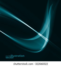 Abstract dynamic background, futuristic wavy vector illustration eps10