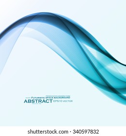 Abstract dynamic background, futuristic wavy vector illustration eps10