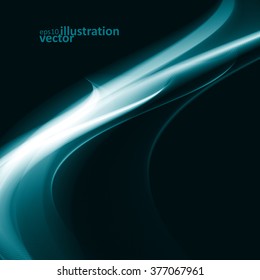 Abstract dynamic background, futuristic wavy vector illustration eps10