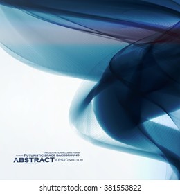 Abstract dynamic background, futuristic wavy vector illustration eps10