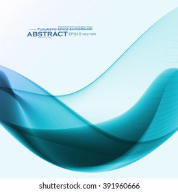 Abstract dynamic background, futuristic wavy vector illustration eps10