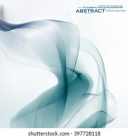 Abstract dynamic background, futuristic wavy vector illustration eps10
