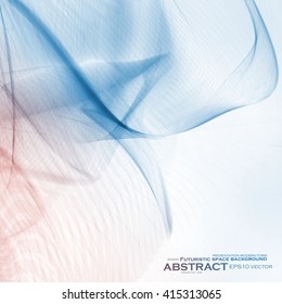 Abstract dynamic background, futuristic wavy vector illustration eps10