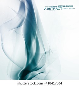 Abstract dynamic background, futuristic wavy vector illustration eps10