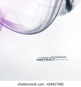 Abstract dynamic background, futuristic wavy vector illustration eps10