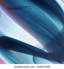 Abstract dynamic background, futuristic wavy vector illustration eps10