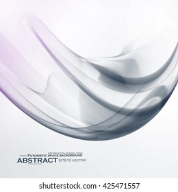 Abstract dynamic background, futuristic wavy vector illustration eps10