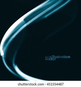 Abstract dynamic background, futuristic wavy vector illustration eps10