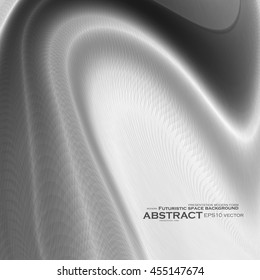 Abstract dynamic background, futuristic wavy vector illustration eps10