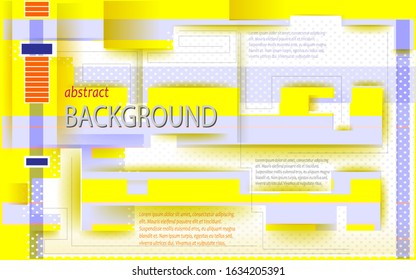Abstract  dynamic background. Light vector frame.