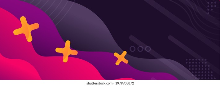 Abstract Dynamic Background with Modern Geometric Shape Element.