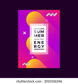 Abstract dynamic background. Music party poster design. Summer energy. Colorful. Premium poster. Trendy design. Backdrop. Summer. Vector. Eps10