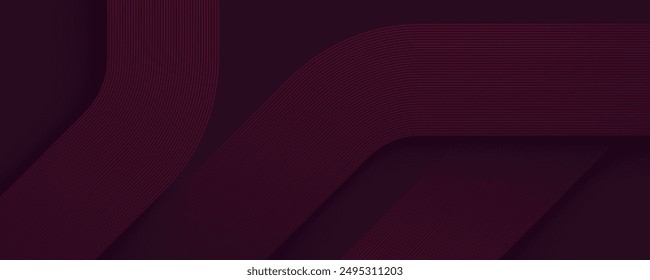 Abstract Dynamic background red wavy lines texture design vector