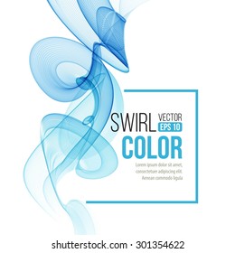 Abstract dynamic background, swirl wavy. Vector illustration  EPS 10