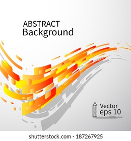 Abstract dynamic background, vector