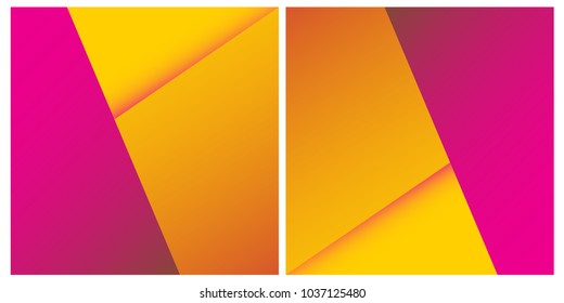 Abstract dynamic background vector art with pink orange and violet trendy colors. Abstract Vector Illustration. Modern for brochure or design template.