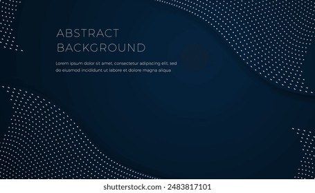 Abstrakter dynamischer Hintergrund mit Punktwelle, Vektorgrafik EPS10 Illustration