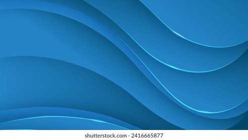 Abstract dynamic background with wavy lines vector design in eps 10