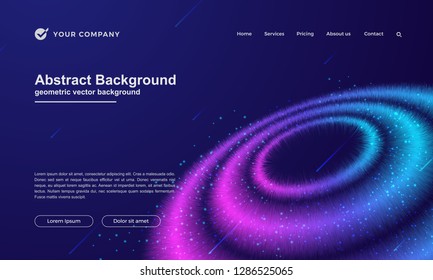 Abstract, dynamic background for your landing page or web page design.