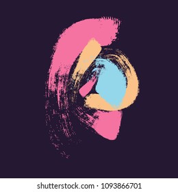 Abstract dynamic background.vector background design for poster, frame flyer and others.